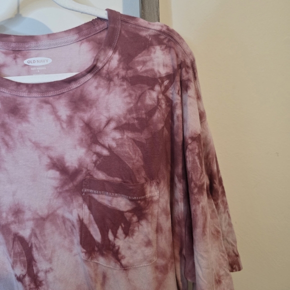 ⭐️40% Off⭐️ Old Navy Vintage Tie-Dye Pocket Gender-Neutral T-Shirt In Adobe - Picture 10 of 10